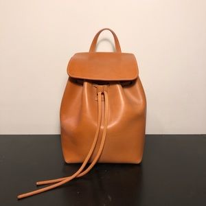 Mansur Gavriel Brady Saddle Leather Mini Backpack